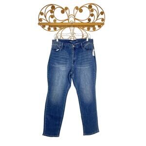 NEW Old Navy High Rise Wow straight denim jeans 14 petite